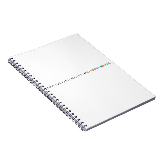 Pedro Pascal Funny Rainbow Carnet Journal (Côté Droit)