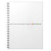 Pedro Pascal Funny Rainbow Carnet Journal (Devant)