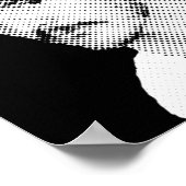 Pedro Pascal halve Tone Art Poster (Hoek)