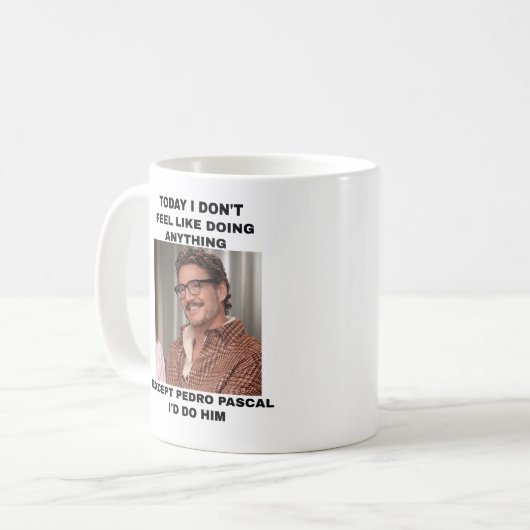 Pedro Pascal Mok | Pascal Pedro Fan Gift Mok (Voorkant links)