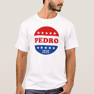 Pedro Stemming Button 2020 Verkiezingen T-shirt