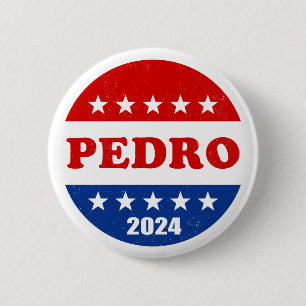 Pedro Voter Button 2024 Verkiezingen Verenigde Sta