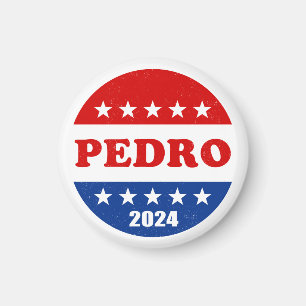Pedro Voter Button 2024 Verkiezingen Verenigde Sta Magneet