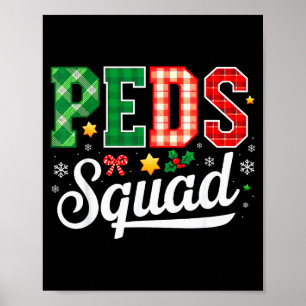 Peds-team kinderverpleging grappige kinderverpleeg poster