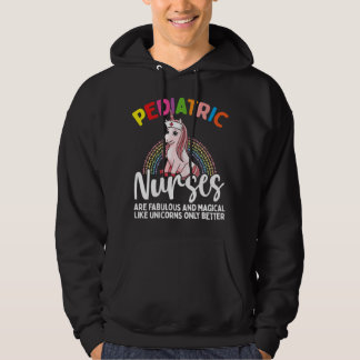 Peds Verpleegster Kinderen Eenhoorn Magische Kinde Hoodie