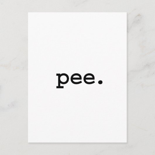 pee. briefkaart (Voorkant)