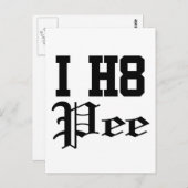 pee briefkaart (Voorkant / Achterkant)