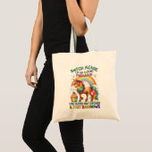 Pee Glitter, Cupcakes, Scheten & Regenbogen Tote Bag (Voorkant (product))