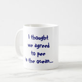 Pee in de Mok van de oceaan (Voorkant links)