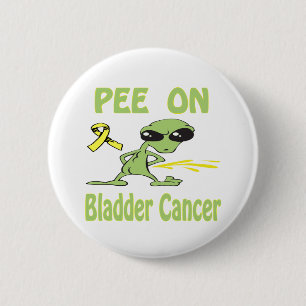 Pee-on-bladkanker Button