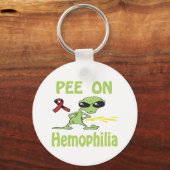 Pee op hemofilie Sleutelhanger (Voorkant)