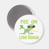 Pee op Lyme Ziekte Magneet (Voorkant / Achterkant)