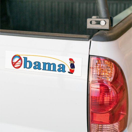 Pee over Obama Bumpersticker (Op Truck)