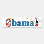Pee over Obama Bumpersticker (Voorkant)