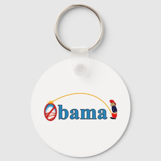 Pee over Obama Sleutelhanger (Voorkant)