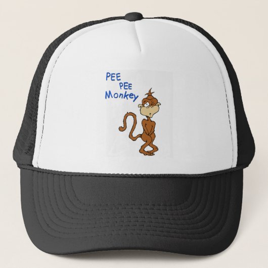 Pee Pee Monkey Trucker Pet (Voorkant)