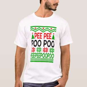 Pee Pee Poo Poo Sweat de Noël moche