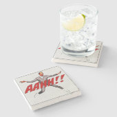 Pee-wee "Aahh" onderzetter (Zijkant)