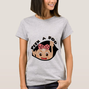 Peek-a-boe baby girl t-shirt