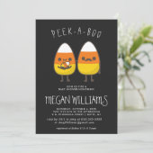 Peek-A-Boo | Baby shower Candy Corn (Staand voorkant)