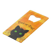 Peek-A-Boo Chat noir Orange Trick-or-Treat (Devant Angle)