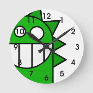 Peek-A-Boo Dragon Ronde Klok