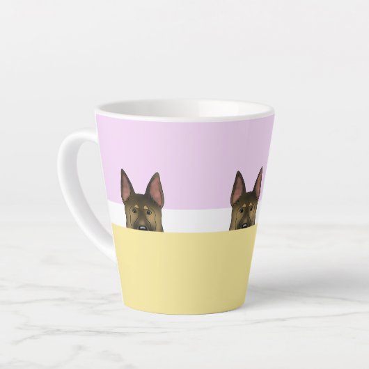 "Peek a Boo" German Shepherd Dog | Latte Mok (Linkerhoek)