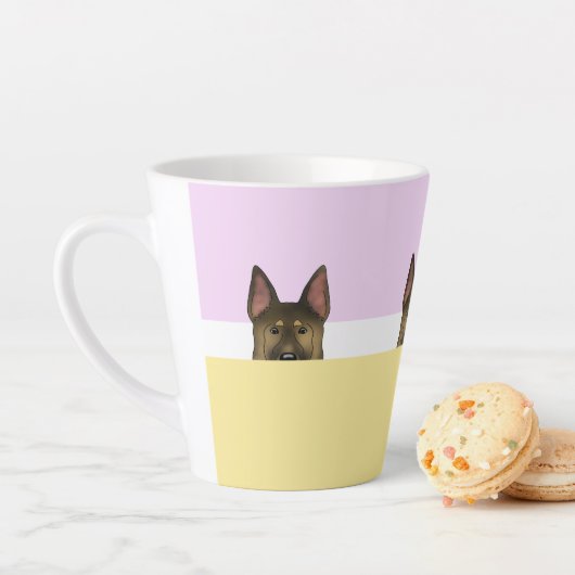 "Peek a Boo" German Shepherd Dog | Latte Mok (In situ)
