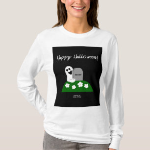 Peek A Boo Ghost Shirt met lange hoes voor vrouwen