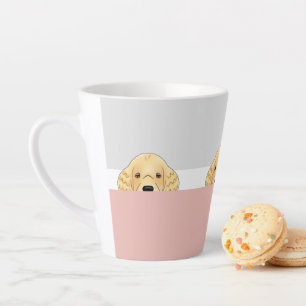 "Peek a Boo" Golden Retriever Dog   Latte Mok