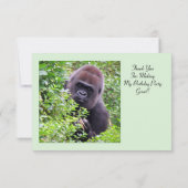 Peek-A-Boo Gorilla - Merci Cartes (Dos)