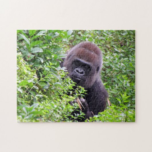 Peek-A-Boo Gorilla Puzzle Legpuzzel (Horizontaal)