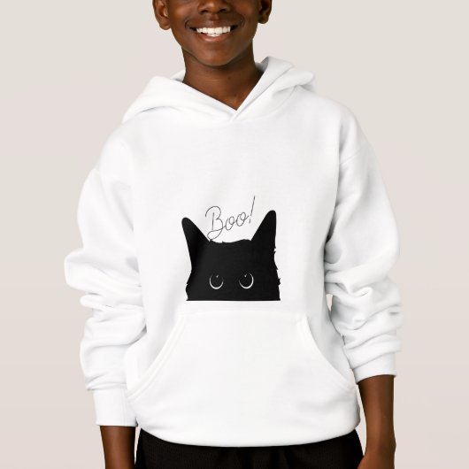 Peek A Boo Kat Kinder Hoodie (Voorkant)
