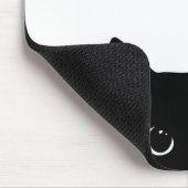 Peek-a-Boo Kat Mousepad Muismat (Hoek)