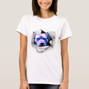 Peek A Boo Pit Bull T-shirt