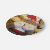 Peek-a-boo Sock Monkey Papieren Bordje (Gekanteld)