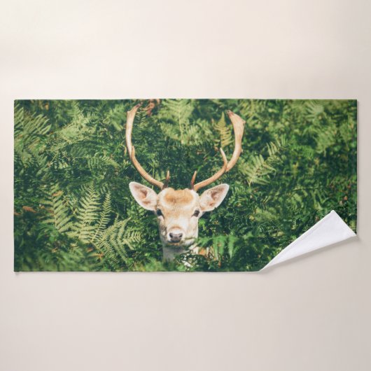 Peek a Deer (Serviette de bain)