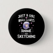 Peekabo Anime Classic Ronde Button 5,7 Cm (Voorkant)