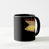 Peekabo Basic & Grappig ontwerp Mok (Voorkant rechts)