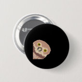Peekabo Grappig Ontwerp Voor Halloween Ronde Button 5,7 Cm (Voorkant /achterkant)