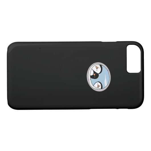 Peekabo-pinguïns Case-Mate iPhone Case (Achterkant (Horizontaal))