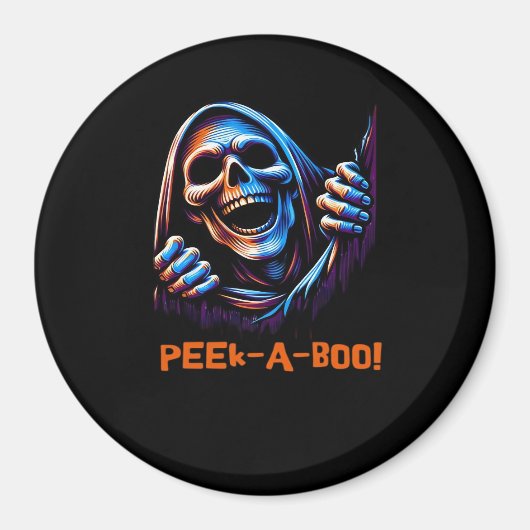 Peekabo Poltergeist Prankster Magneet (Voorkant)