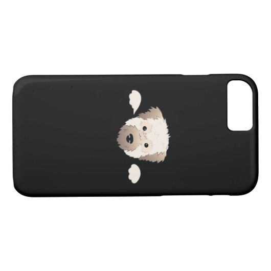 Peekabo Pup Case-Mate iPhone Case (Achterkant (Horizontaal))
