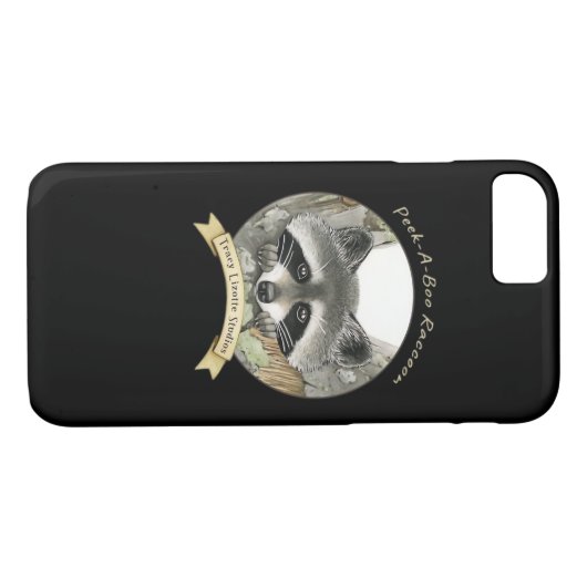 Peekabo Raccoon Case-Mate iPhone Case (Achterkant (Horizontaal))