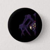 Peekabo Spider Ronde Button 5,7 Cm (Voorkant)