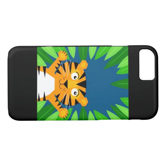 Peekabo Tiger Case-Mate iPhone Case (Achterkant (Horizontaal))