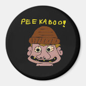 Peekabo Weird Man Magneet (Voorkant)