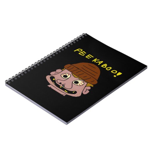 Peekabo Weird Man Notitieboek (Linkerzijde)