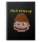 Peekabo Weird Man Notitieboek (Voorkant)