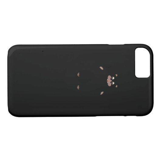 Peekabo (wit) Case-Mate iPhone case (Achterkant (Horizontaal))